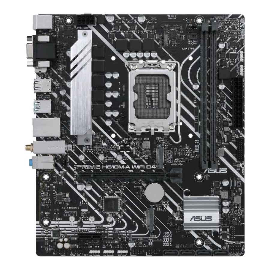 Asus prime h610m-a wifi d4 intel h610 lga 1700 micro atx