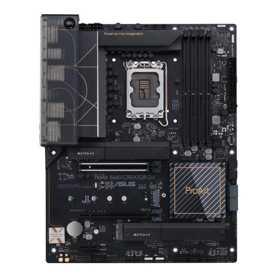Asus proart b660-creator d4 scheda madre form atx chipset intel b660 express socket lga1700
