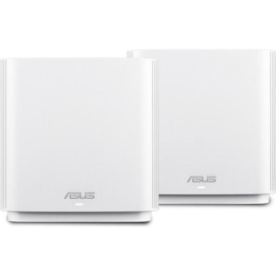 Asus zenwifi ac (ct8) router wireless banda tripla 2.4ghz-5ghz-5ghz gigabit ethernet bianco