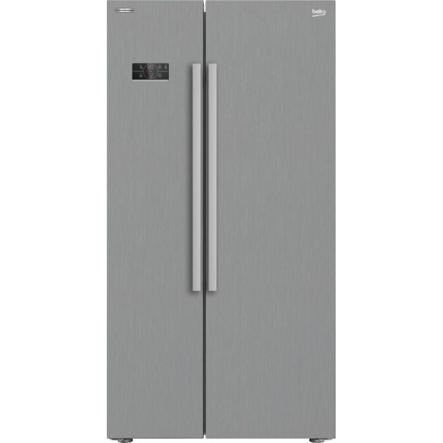 Beko gn163130ptn - frigorifero side-by-side 580 l, 179 cm, classe f, 38 db, total no-frost, harvestfresh, prosmart inverter, inox