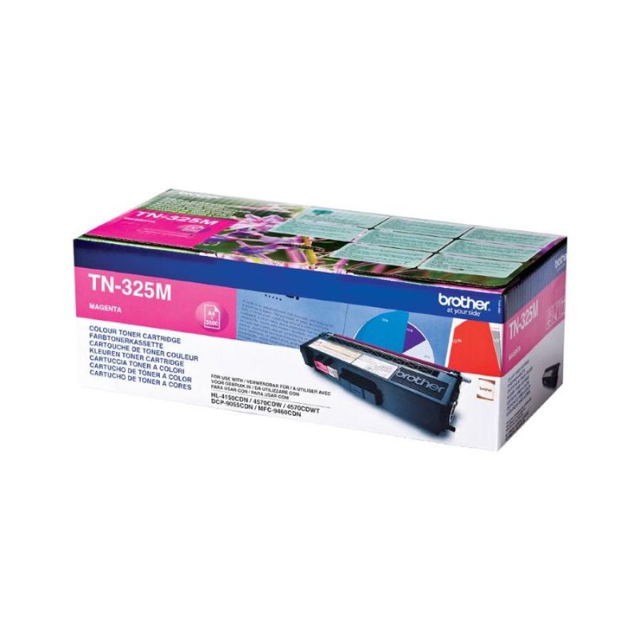 Brother tn-325m toner magenta per hl-4150cdn/hlò4140cn/mfc-9460cdn/mfc-9465cdn/dcp-9055cdn garanzia italia (tn-325m)