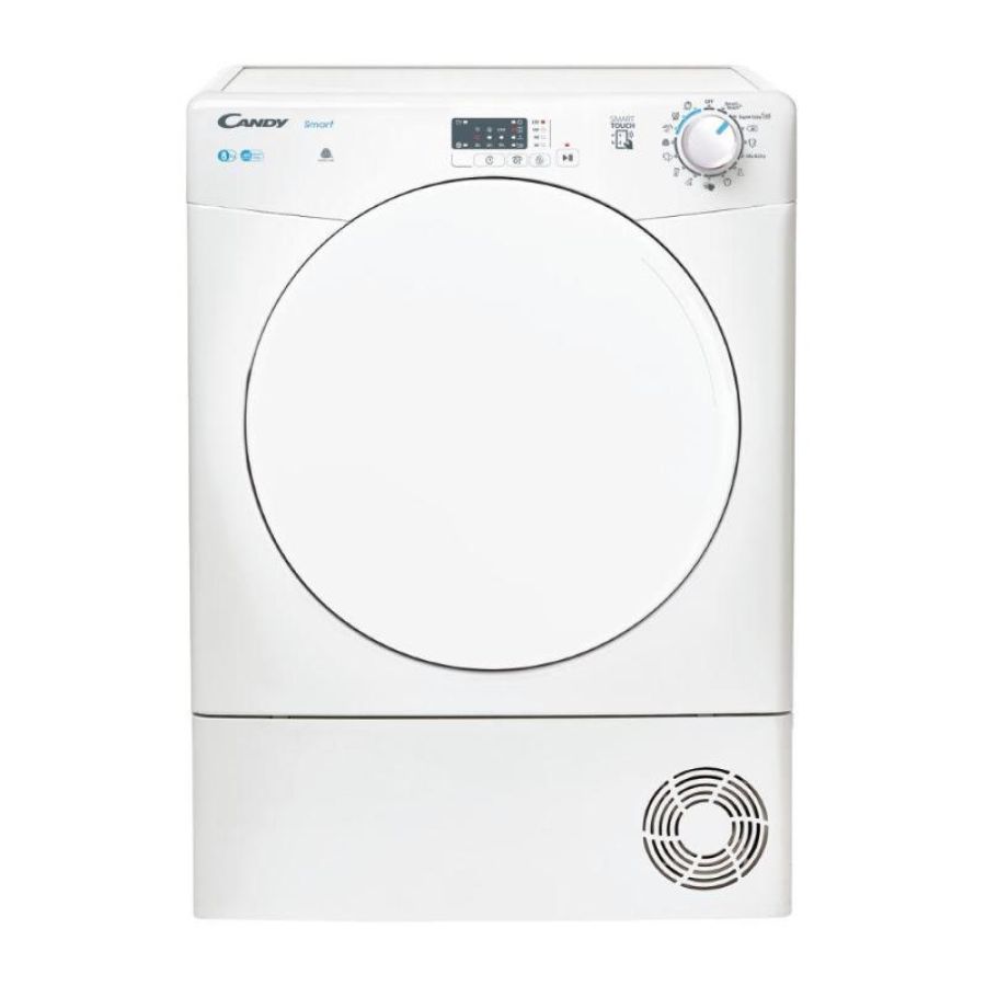 Candy csec8lfs asciugatrice a condensazione classe energetica b capacita` di carico 8 kg candy simply-fi