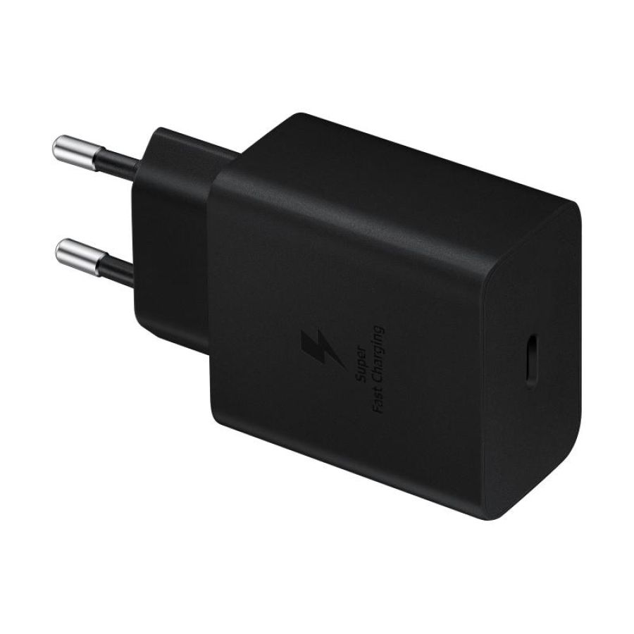 Samsung ep-t4510 caricabatterie da rete super fast charging 45w porta usb-c con cavo nero