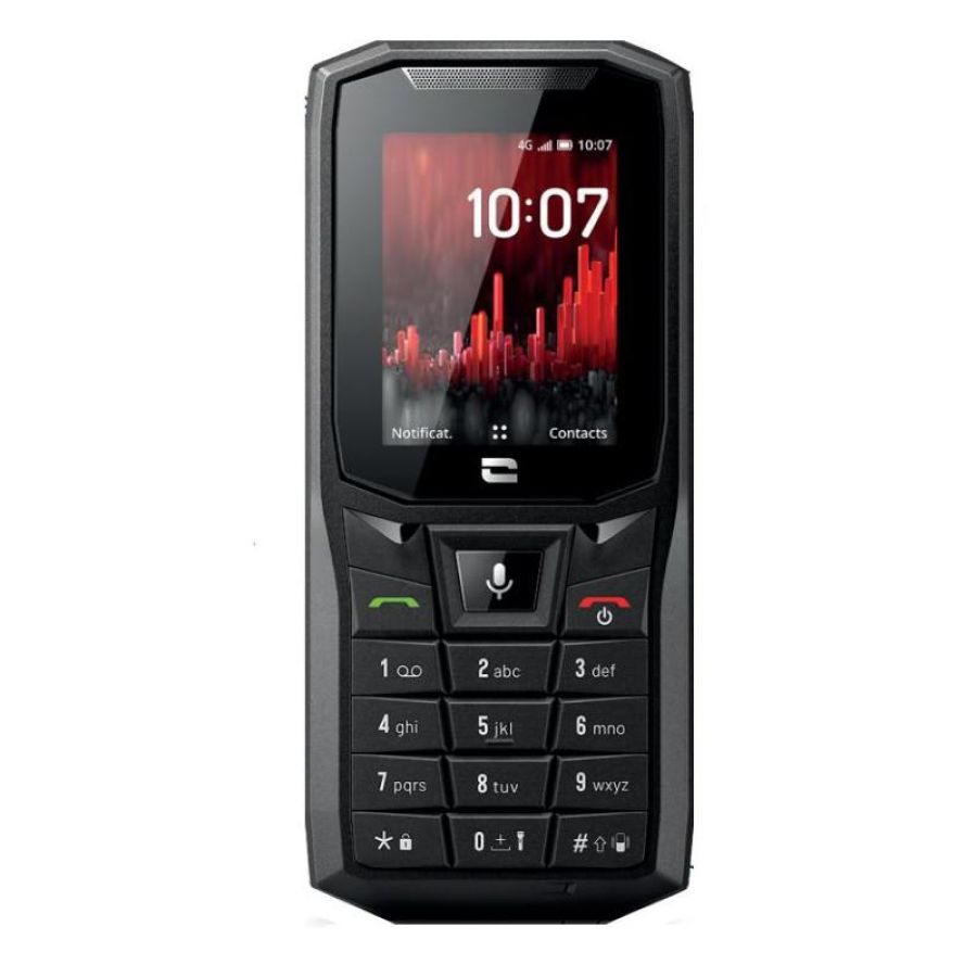 Crosscall core-s4 dual sim 2.4 memoria interna 4gb bluetooth radio fm dect replacement ip68 sistema di ricarica e fissaggio x-linktm black