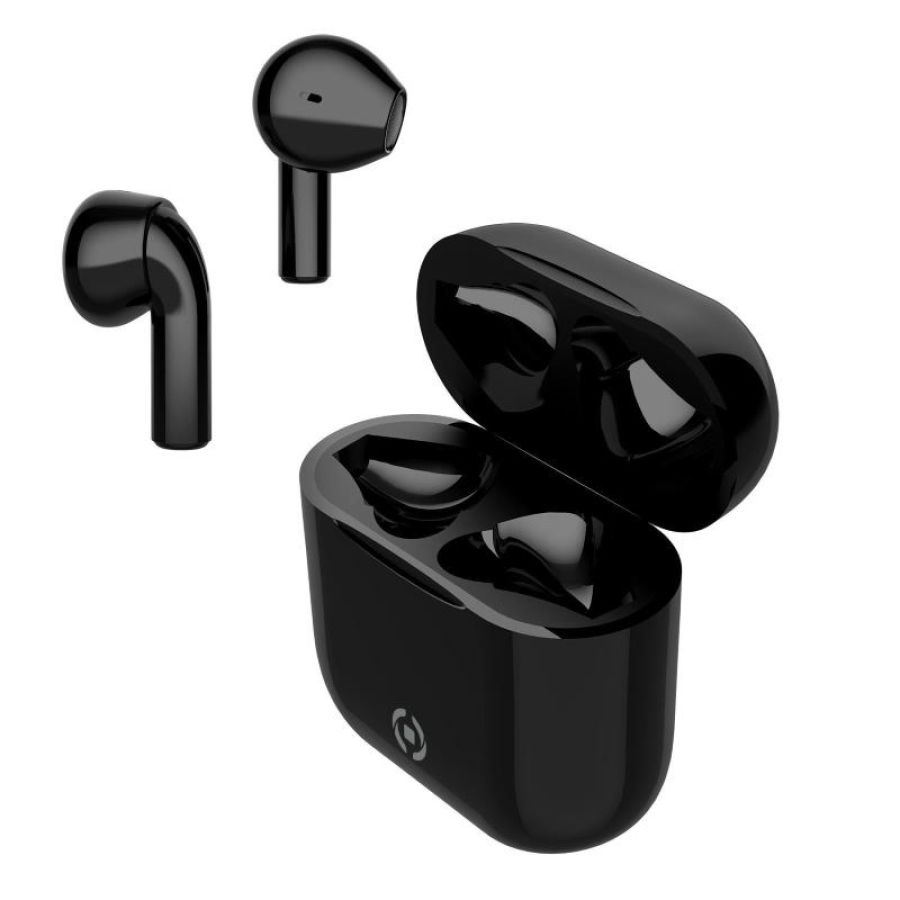 Celly auricolari bluetooth con base di ricarica wireless nero