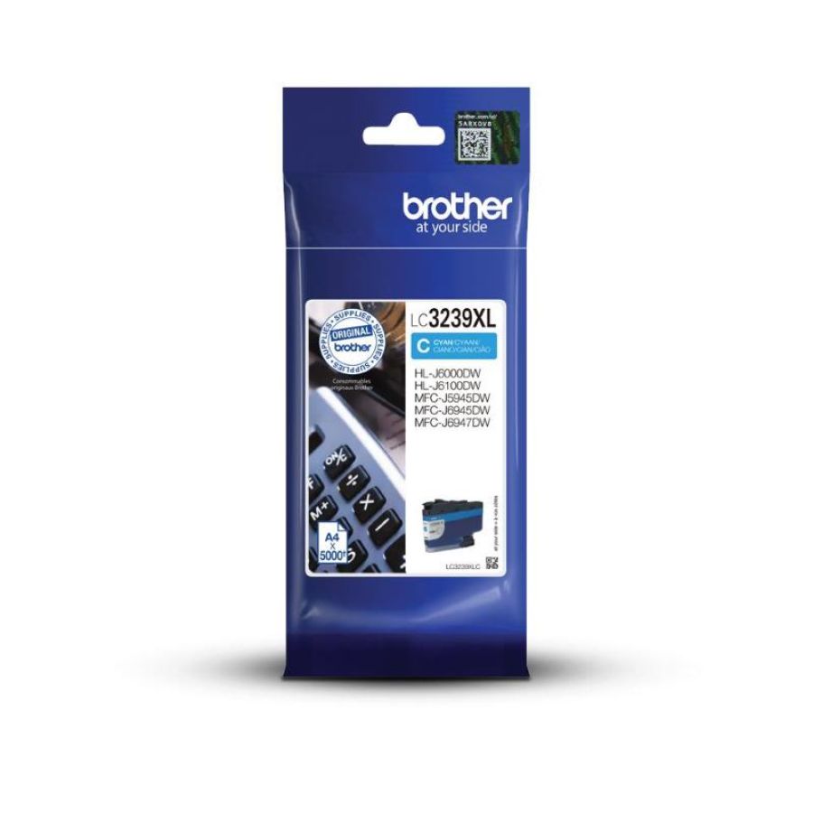 Brother lc-3239xlc cartuccia 5.000 pag ciano