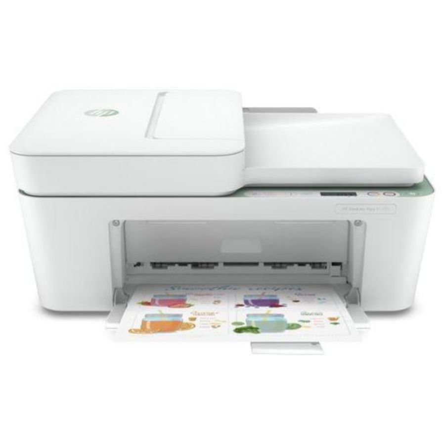 Hp deskjet 4122e 26q92b, stampante multifunzione a getto d`inchiostro a4 a colori, fronte e retro manuale, 8,5 ppm, wi-fi, hp smart, bianca