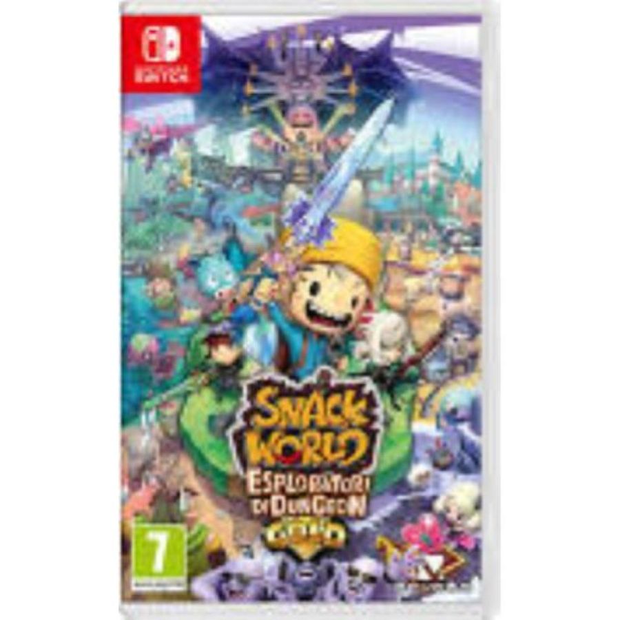 Nintendo switch snack world esploratori di dungeon gold