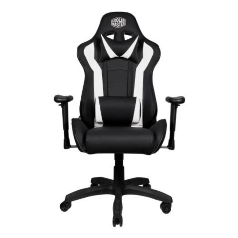 Cooler master gaming chair caliber r1 poltrona gaming ecopelle black/white