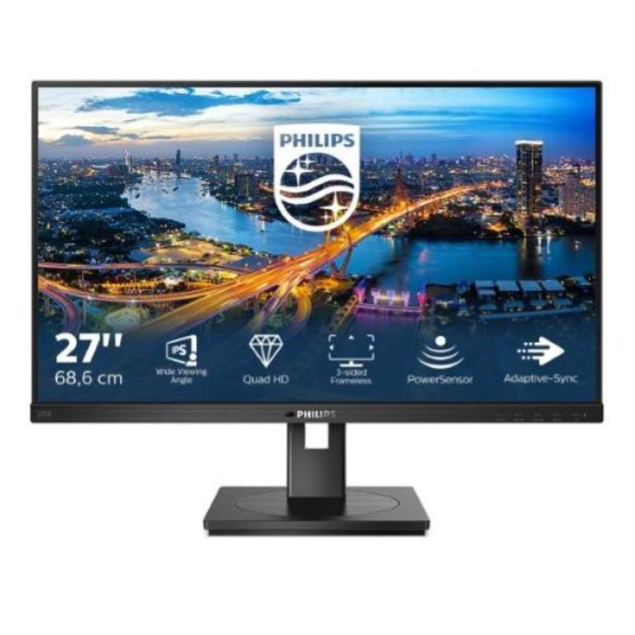 Philips monitor 27`` lcd ips b line 275b1 2560 x 1440 2k ultra hd tempo di risposta 4 ms
