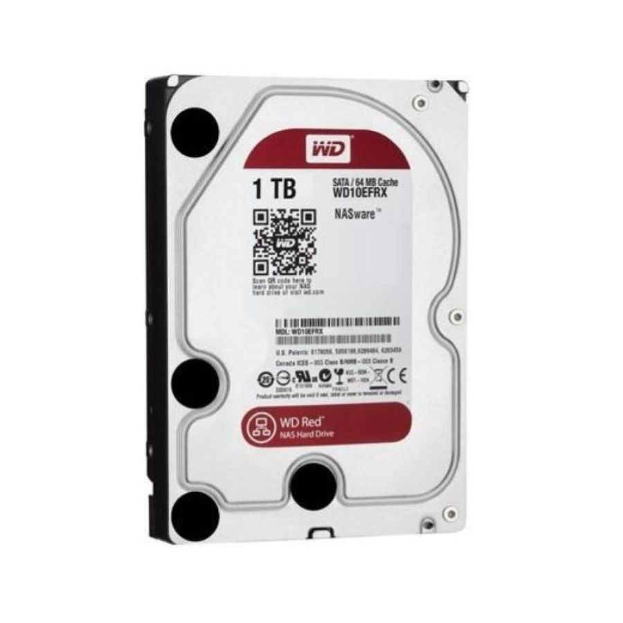 Western digital red hdd 1.000gb sata iii formato 3.5 7.200rpm garanzia italia (wd10efrx)