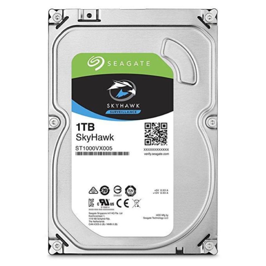 Seagate skyhawk hdd interno per sistemi di sorveglianza 1.000gb interfaccia sata iii formato 3.5 formato 3.5 7.200 rpm