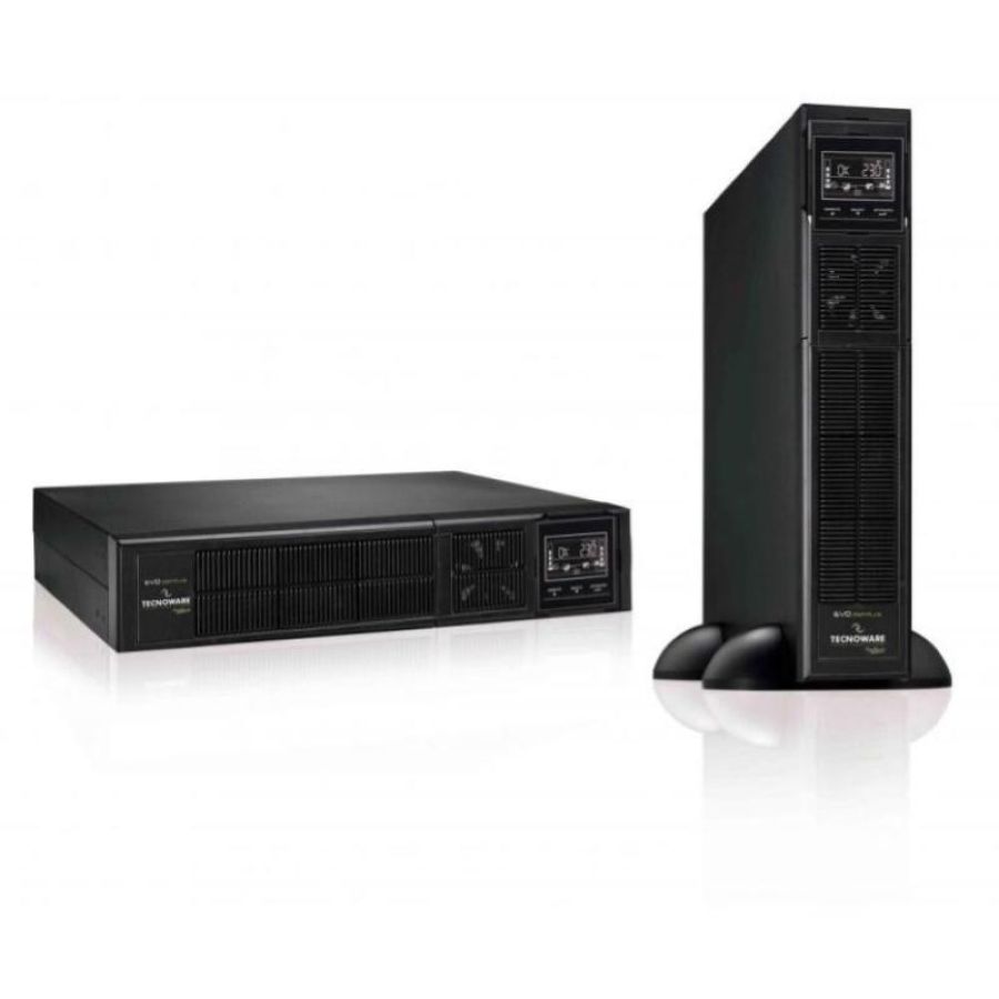 Tecnoware ups evo dsp plus 2400 gruppo di continuita` tecnologia on line installazione rack e tower 8 uscite iec potenza 2400va
