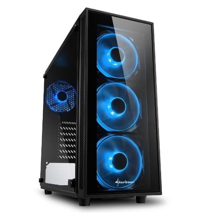 Sharkoon tg4 midi-tower rgb nero