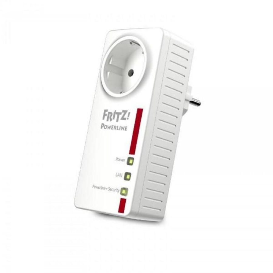 Avm fritz! powerline 1220e adattatore 2 porte lan gigabit fino a 1.200 mbit/s