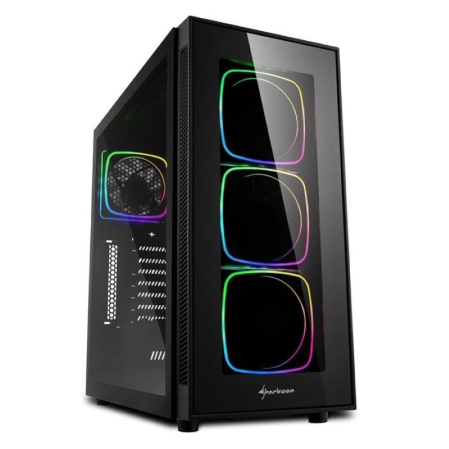Sharkoon tg6 rgb case atx in vetro temperato