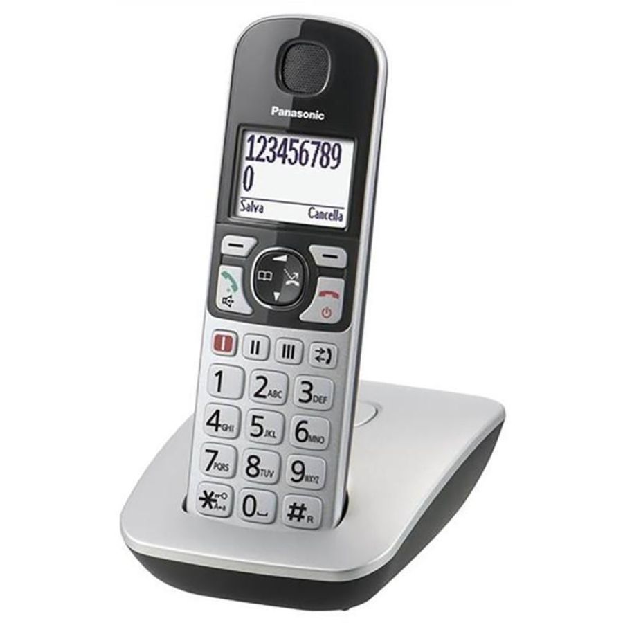Panasonic kx-tge510jts cordless dect silver