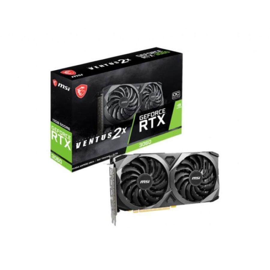 Msi geforce rtx 3060 ventus 2x 12g oc nvidia 12 gb gddr6 pci express 4.0