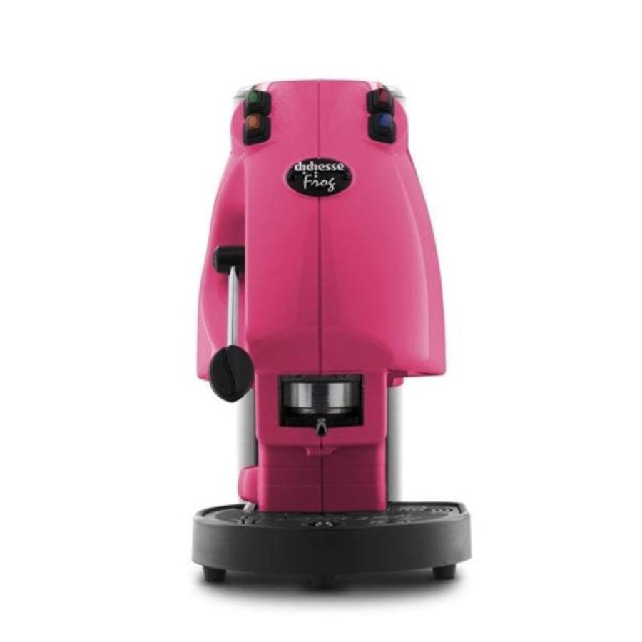 Frog revolution macchina da caffe` a cialde fucsia