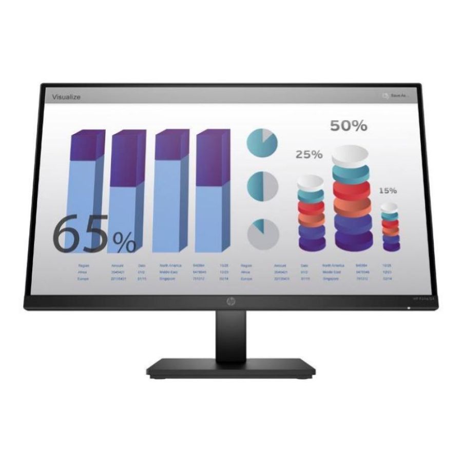 Hp monitor 23.8`` led ips p24q g4 2560x1440 quad hd tempo di risposta 5 ms