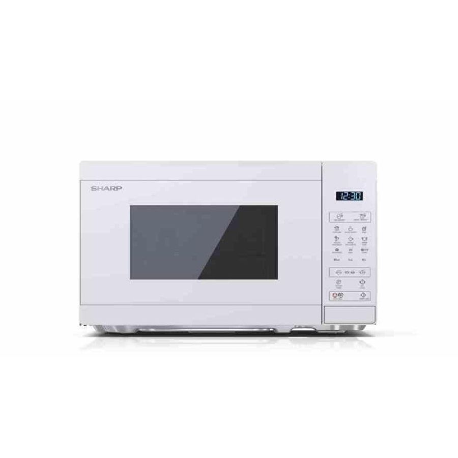 Sharp yc-mg02ec forno a microonde + grill 800w 20 lt bianco