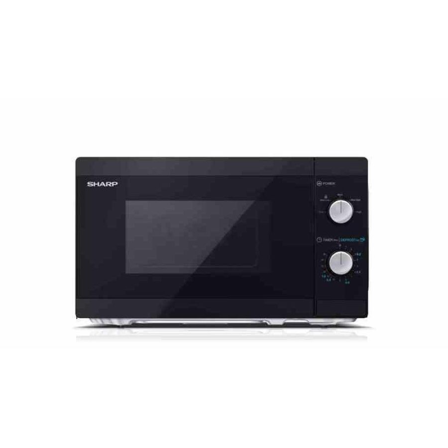 Sharp yc-ms01eb forno a microonde 800w 20 lt 5 livelli di potenza nero
