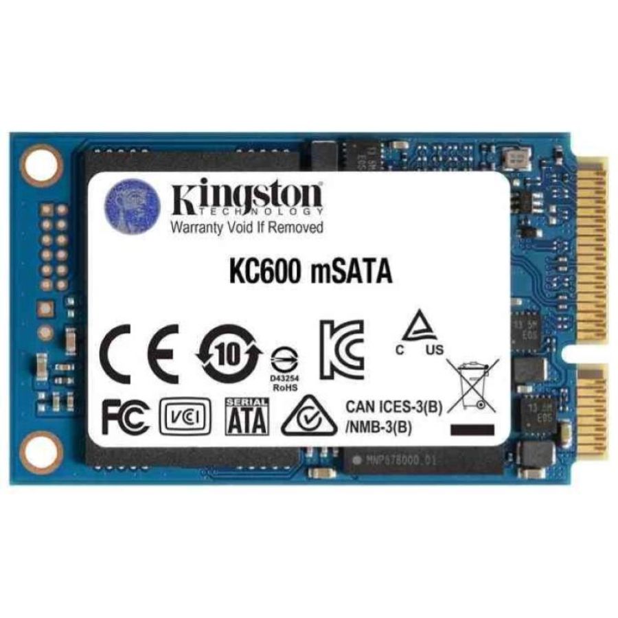 Kingston kc600 ssd interno msata 256gb interfaccia sata iii 3d tlc