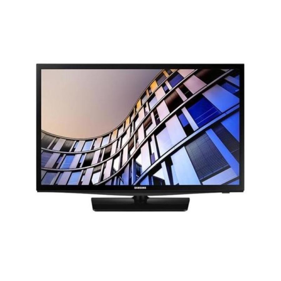 Samsung led tv ue24n4300auxzt smart tv 24 pollici, hdr, purcolor, slim design, dvb t2, internet, wi-fi gamma 2020