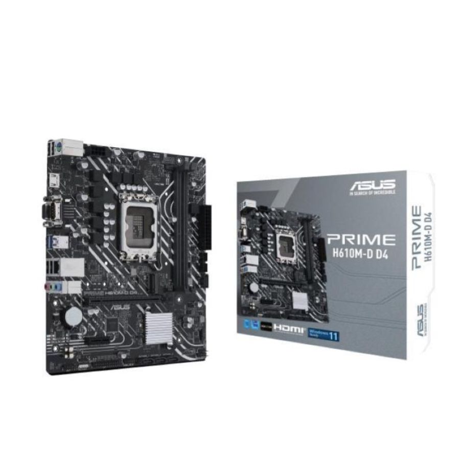 Asus prime h610m-d d4 scheda madre form micro atx chipset intel h610 socket lga 1700