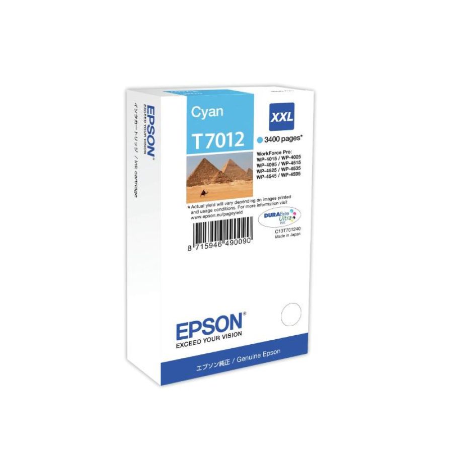 Epson t7012 cartuccia inkjet blu per wp4015 wp4095 wp4515 wp4525 wp4595