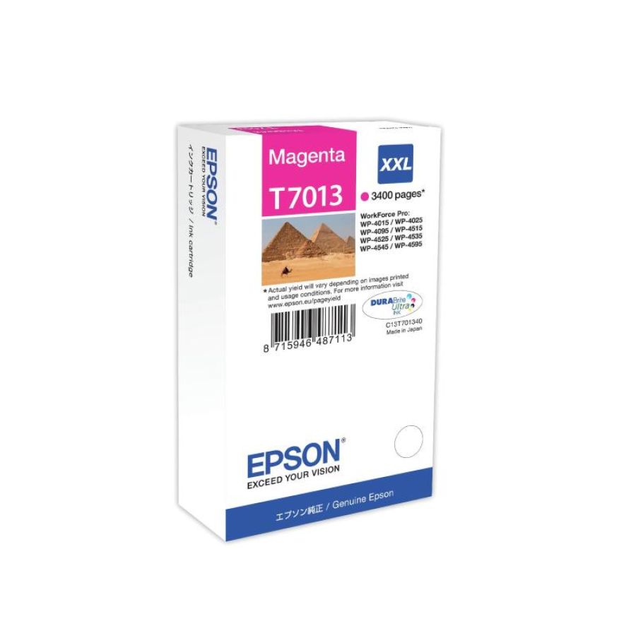 Epson t7013 cartuccia inkjet magenta per wp4015 wp4095 wp4515 wp4525 wp4595
