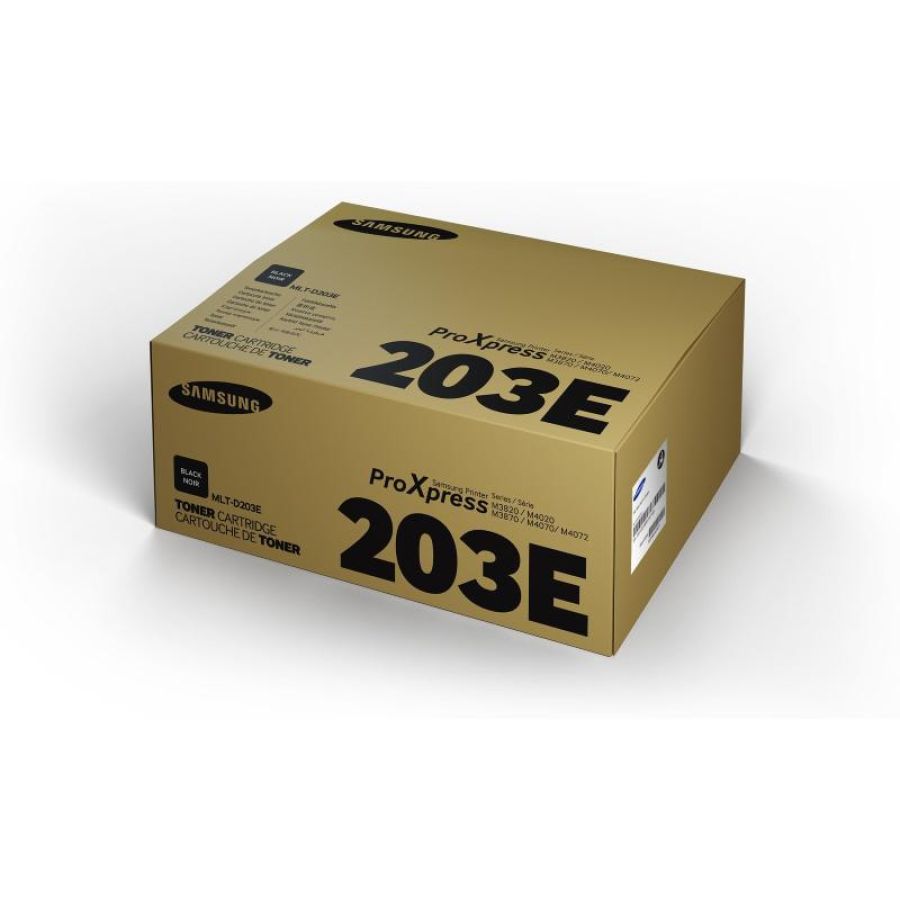 Hp samsung mlt-d203e extra high yield nero originale cartuccia toner (su885a)