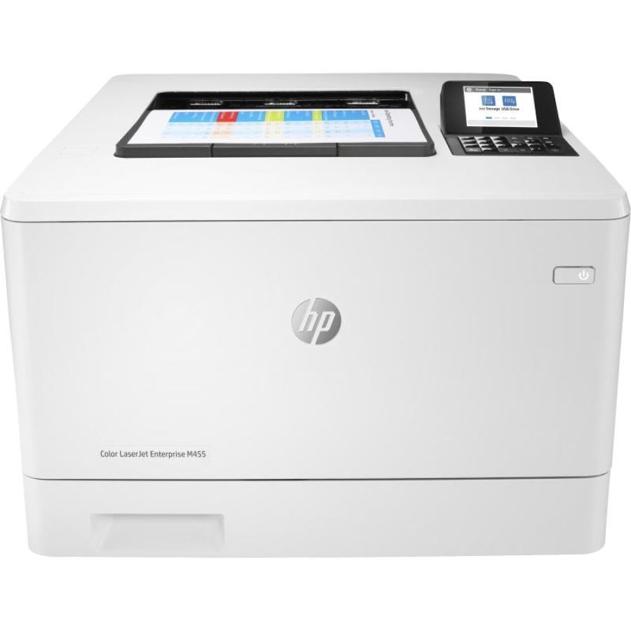Hp color laserjet enterprise m455dn stampante laser a colori a4 duplex usb gigabit lan 27ppm 600 x 600 dpi