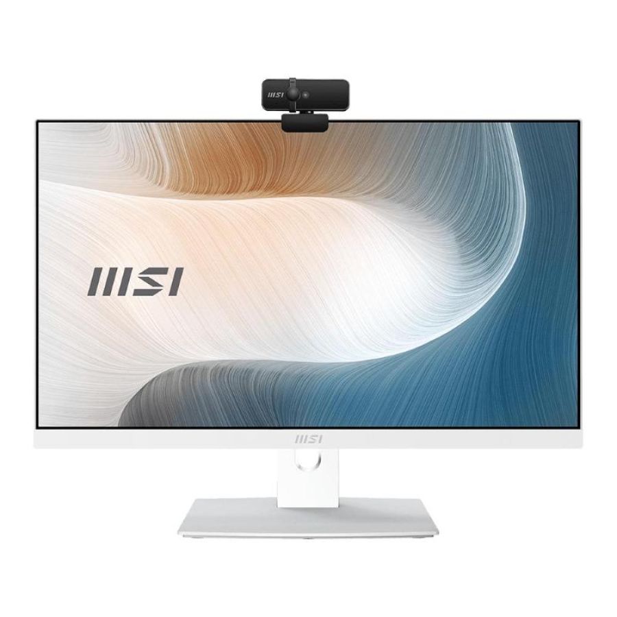 Msi modern am241p 11m-083eu all in one 23.8 i7-1165g7 2.8ghz ram 16gb-ssd 512gb m.2-win 10 home white (9s6-ae0112-083)