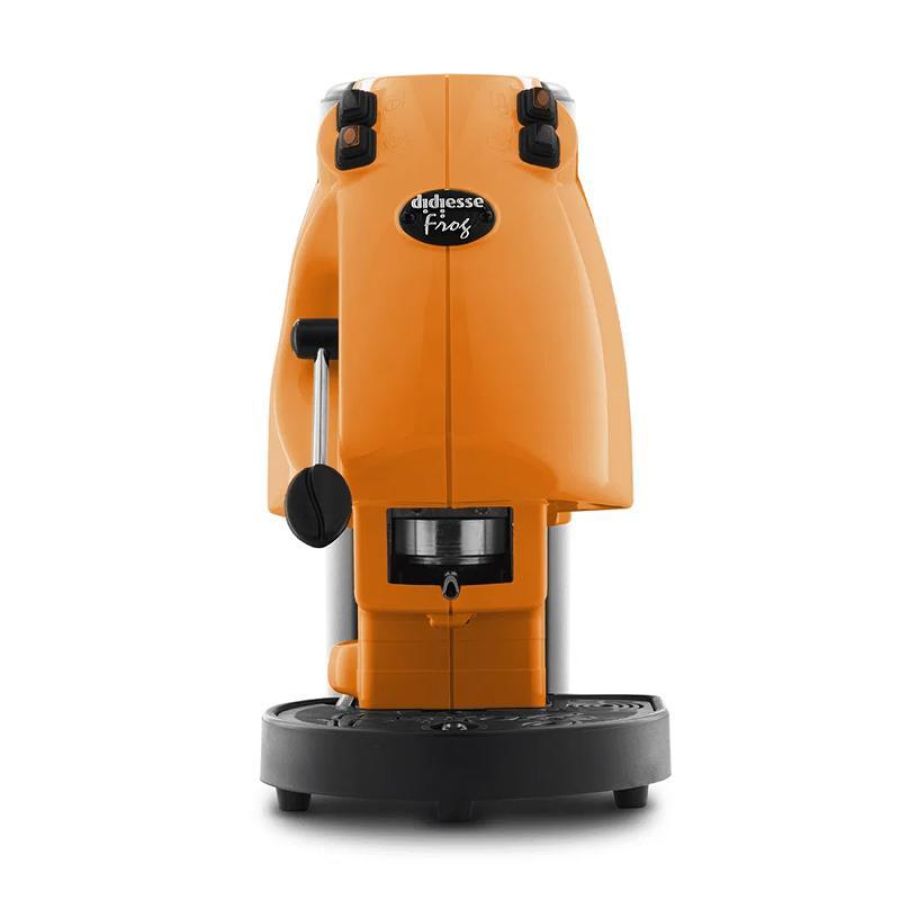 Frog revolution macchina da caffÈ a cialde arancio
