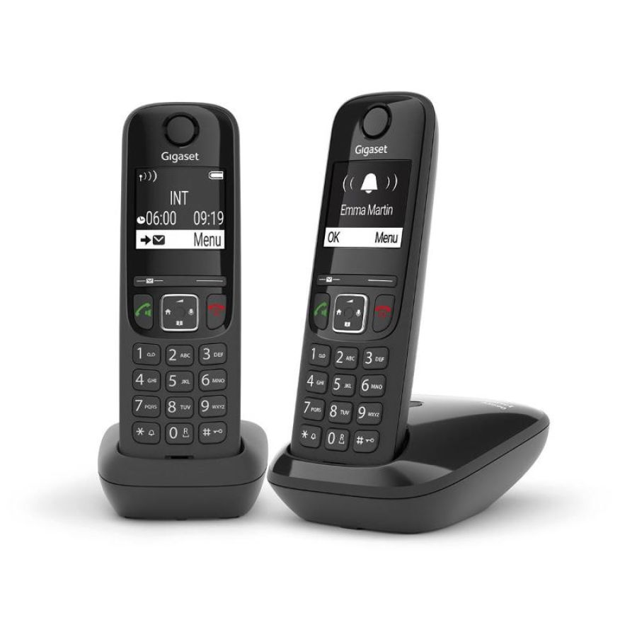 Gigaset as690 duo cordless dect + aggiuntivo