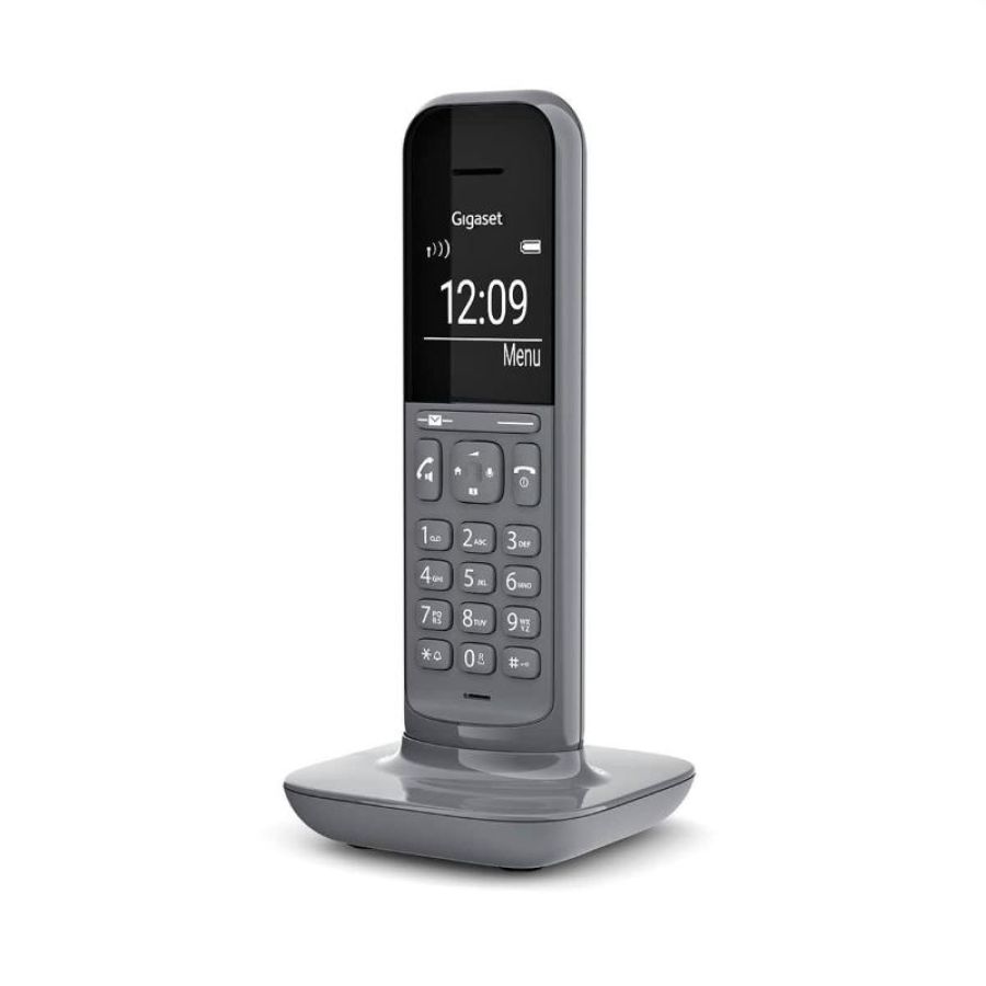 Gigaset cl 390 cordless dect rubrica telefonica 150 numeri funzione baby monitor dark grey