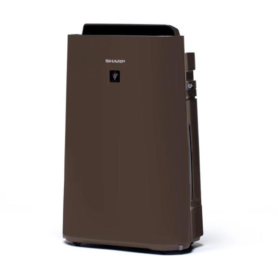 Sharp ua-hd40e-t purificatore d`aria 25w con funzione umidificatore 3 filtri marrone