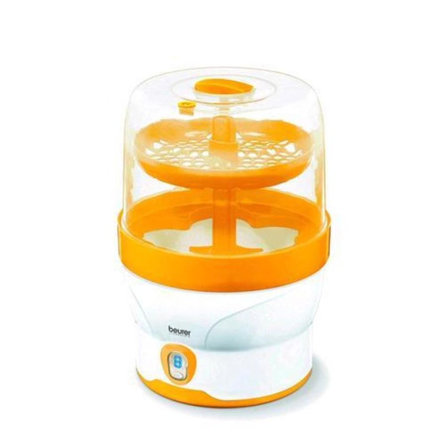 Beurer by76 sterilizzatore digitale a vapore colore arancione bianco