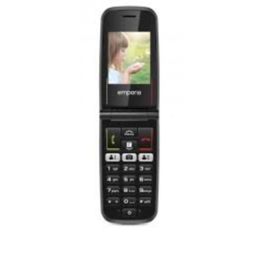 Emporia active glam senior phone 4g 2.2 tasti grandi sos android 8.1 fotocamera black