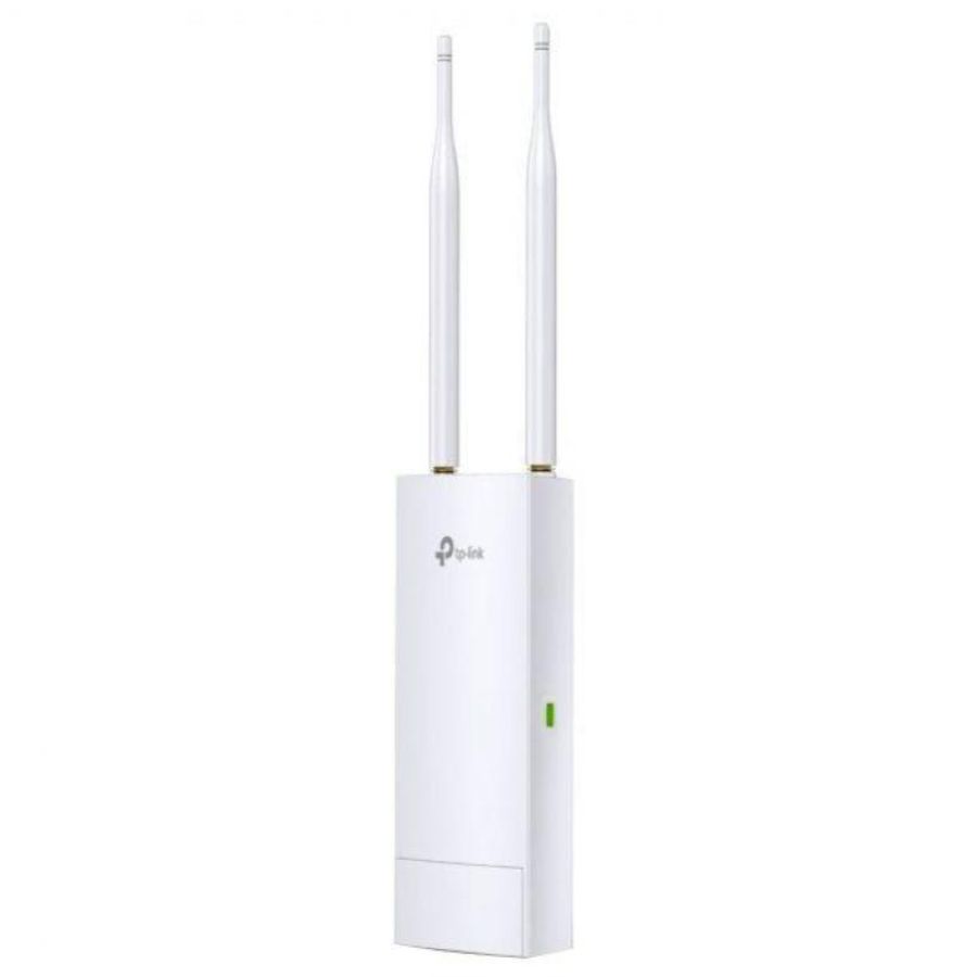 Tp-link eap110 outdoor access point esterno n300 mbps, wi-fi, 802.11n, mimo 2x2 supporto poe passivo antenne ominidirezionali 5dbi rimovibil