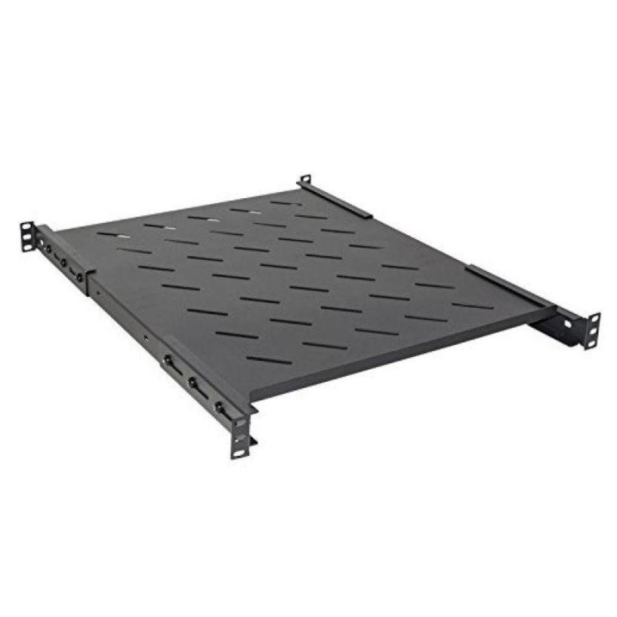 Link ripiano per armadio rack 19`` allungabile 550 mm con 4 agganci nero