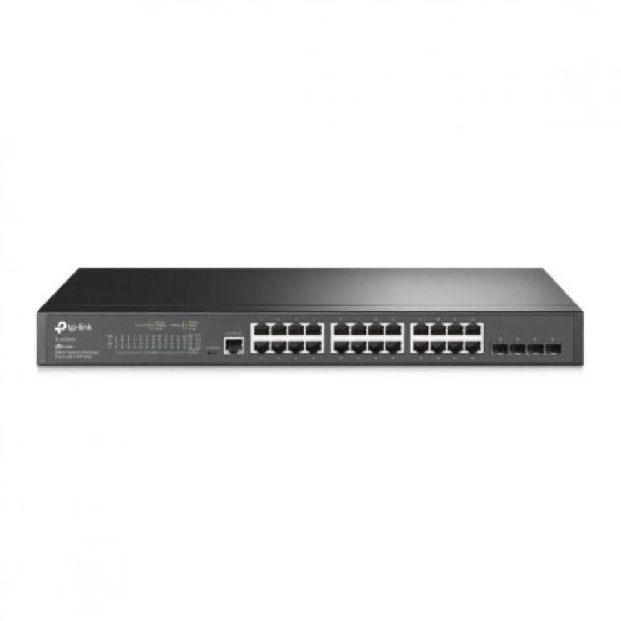 Tp-link sg3428 switch gestito l2+ 24 porte lan gigabit + 4 porte sfp montabile su rack