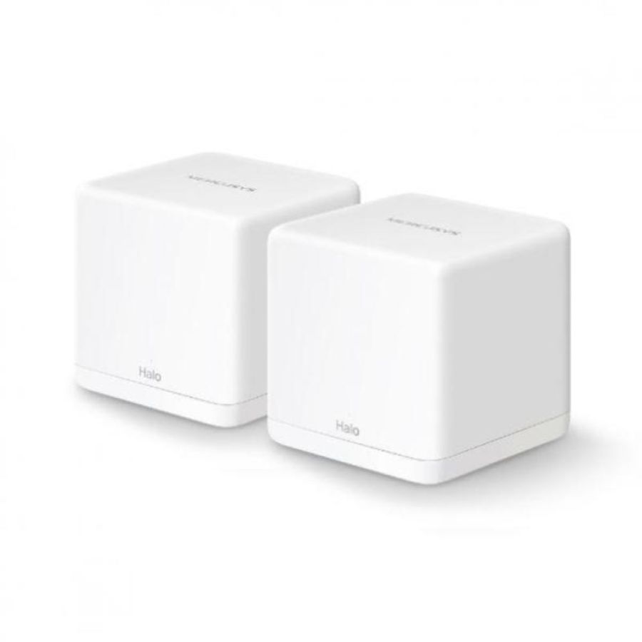 Mercusys halo h30g(2-pack) halo sistema mesh wi-fi ac1300 dual band fino a 1.3 gbps 2xporte gigabit white