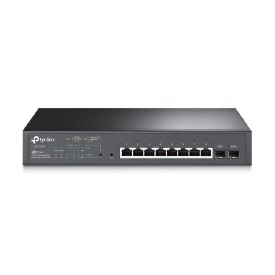 Tp-link tl-sg2210mp switch 10 porte 8 x 10/100/1000 (poe+) + 2 x sfp poe+ (150 w)