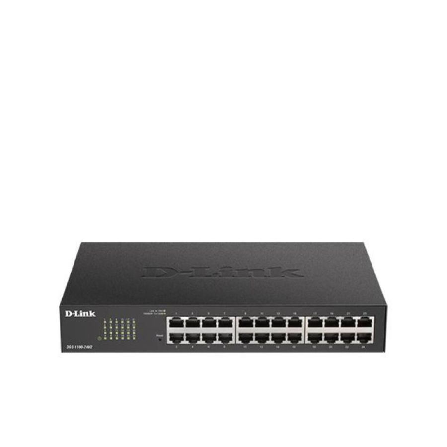 D-link dgs-1100-24v2 switch 24 porte gestito poe gigabit ethernet (10/100/1000) nero 1u