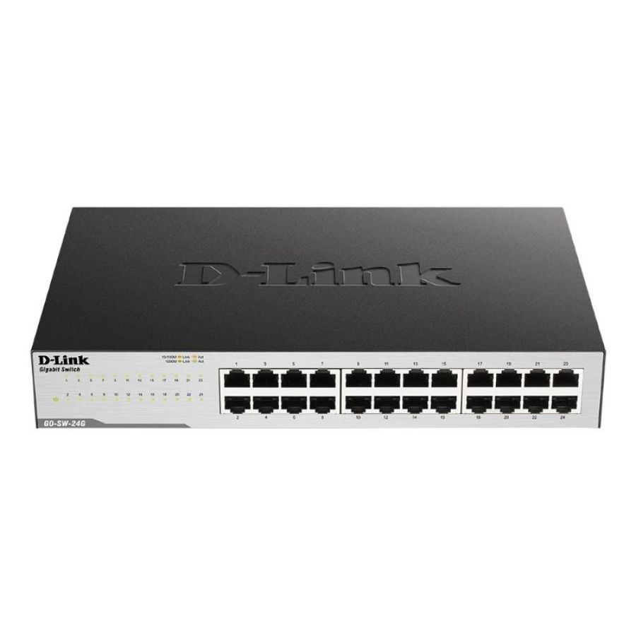 D-link go-sw-24g switch 24 port gigabit ethernet easy desktop switch 24-port gigabit