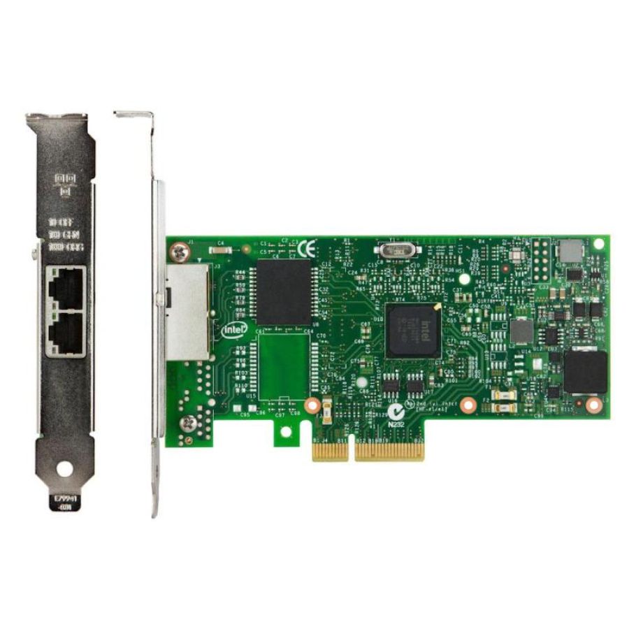 Lenovo intel i350-t2 adattatore di rete 2xrj45 1.000mbps interfaccia pci express