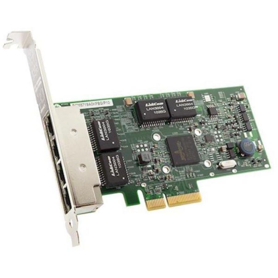 Lenovo thinksystem netxtreme by broadcom adattatore di rete pcie 2.0 x4 profilo basso gigabit ethernet x 4