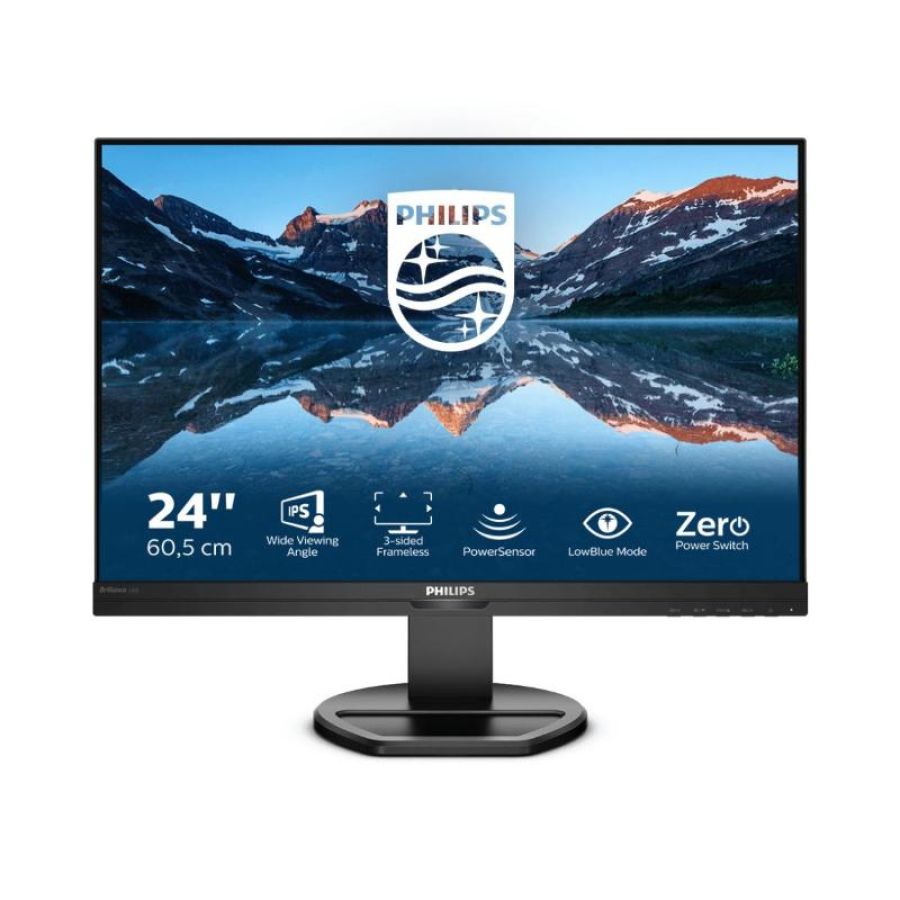 Philips 240b9/00 24 led wuxga 75hz 1000:1 4 ms black texture hdmi, dvi-d, vga, displayport 1920 x 1200